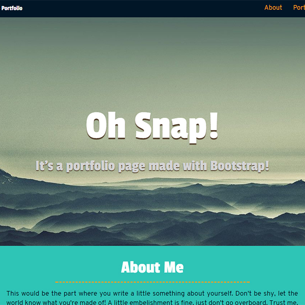 Icon for Yet Another Bootstrap Portfolio