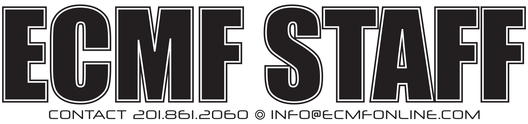 Layout for the back of staff uniforms