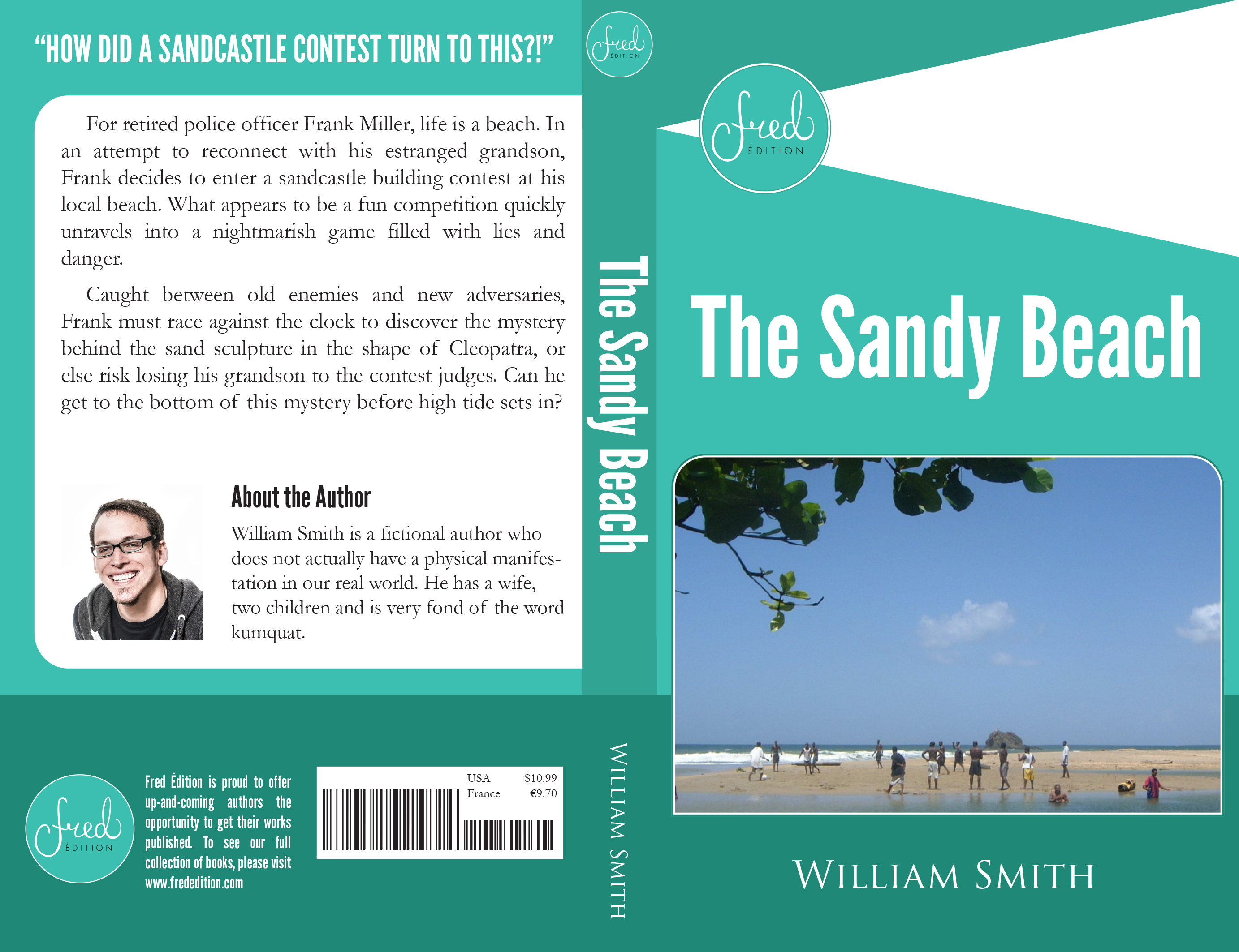 Book cover proposal, using the Fred Books's color scheme