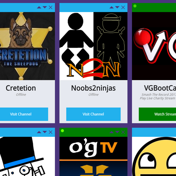 Icon for Twitch Streaming Status